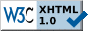 Valid XHTML 1.0 Strict